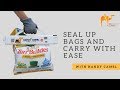 How handy camels giant bag clip will store pet food  more