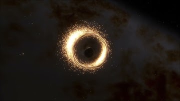 Black Holes In Front of Star Clusters in SpaceEngine (Fullscreen)