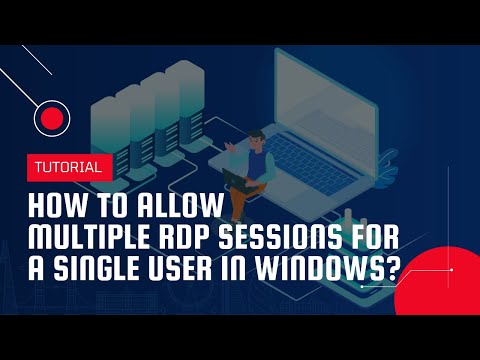How to allow multiple RDP sessions for the single user in Windows | VPS Tutorial