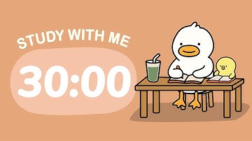 5 hour Study with me | 30x8 Pomodoro Timer | 5-Min Breaks + 15-Min Long Break | Study & Work Jazz