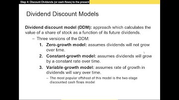 Stock Valuation Part 2: Discounted Cash Flows Valuation