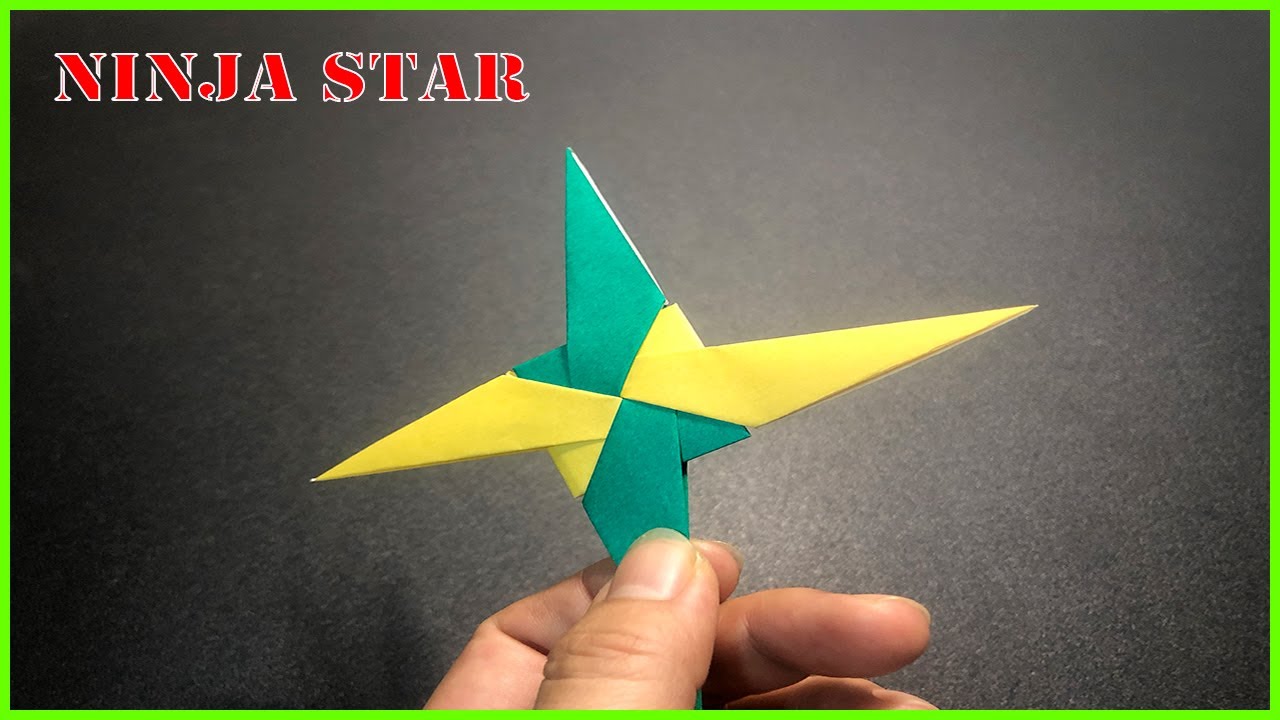 How to Make a Paper Ninja Star (Shuriken) - How to Make Easy Origami