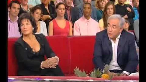DSK et anne sinclair dans vivement dimanche en 200...