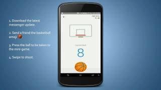 Hidden Secret Facebook Messenger Games -  How to play basketball secret game! screenshot 5