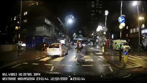 V341 Uber driver fails to stop at Zebra crossing