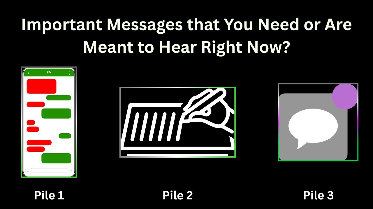 Important Messages that You Are Meant to Hear Right Now? Pick-a-Card. Tarot Reading.