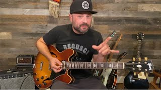 Video thumbnail of "Playing Lead Guitar With Two Note Chord Partials: G to D7 Loop"