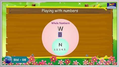 Std 08 Math Chapter 16 Playing with Numbers