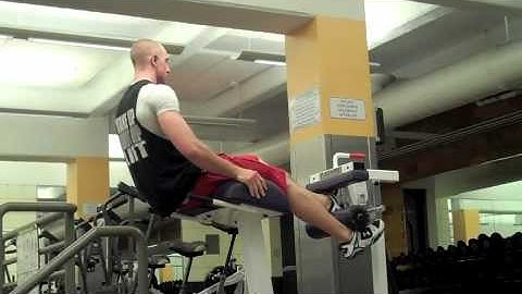 Self Made Exercise Index:  V-Ups on Glute/Ham