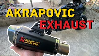 Akrapovic Exhaust Installation and Sound Test on NINJA 300