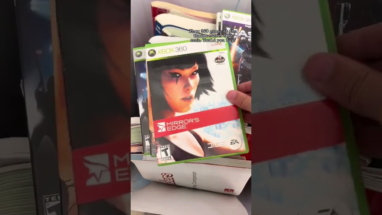 Xbox 360 games at the thrift store