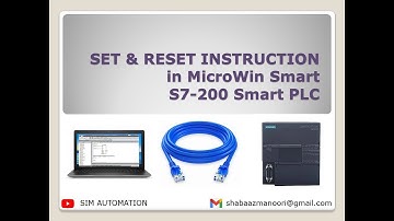 3 S7-200 Smart PLC Tutorial | SET & RESET Instruction Explained | @SIMAUTOMATIONTUTORIAL