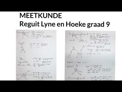 Reguit Lyne en Hoeke Meetkunde Graad 9 en ouer (wiskdou)