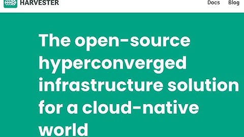 Harvester v1.3.0 - Easy Home lab Open Source Hyperconverged