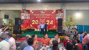 Tiệc tất niên 2023 công ty Mekong, họp mặt bà con trồng dừa. Đón chào năm mới Giáp Thìn 2024.