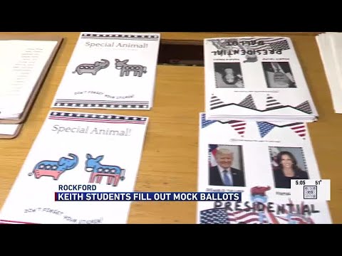 Eighth graders at Keith Country Day School host school-wide mock election