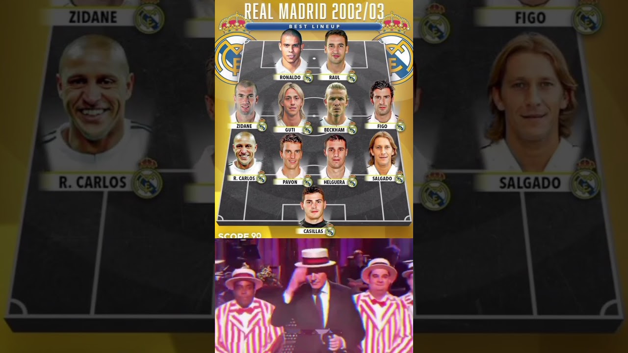 REAL MADRID 2002/03 BEST LINE UP