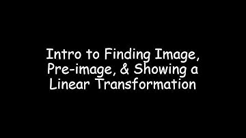 Linear Transformation Ex. 1