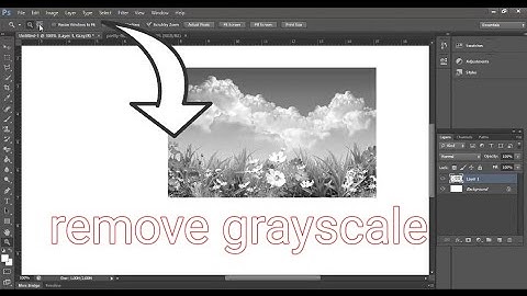 How to: solve grayscale problem in  photoshop