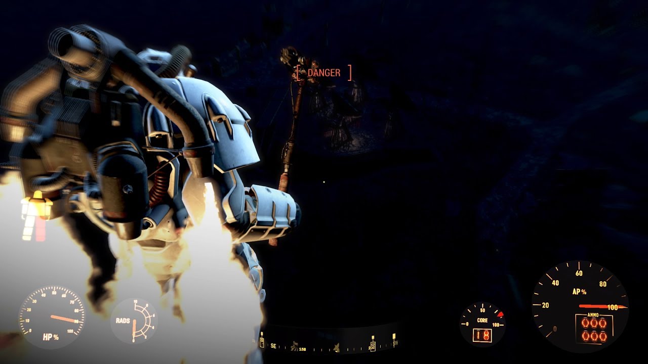 Fallout 4 -Jetpack No AP Drain Mod (PS4) - YouTube