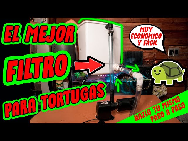 FILTRO PARA TORTUGAS CASERO TUTORIAL PASO A PASO 