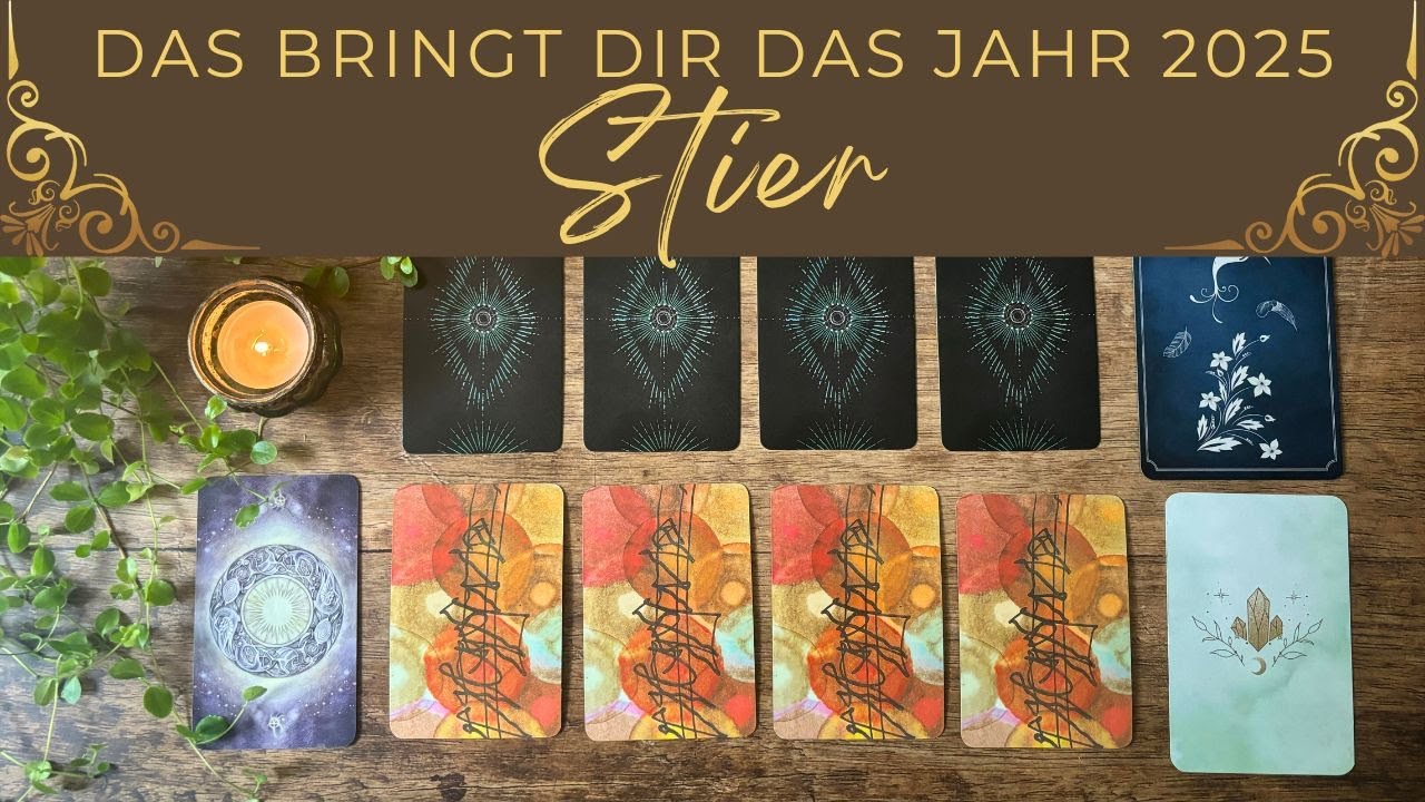 Stier ✨2025 ✨ Das Jahr der schicksalshaften Ereignisse | Tarot Reading | Schattenarbeit