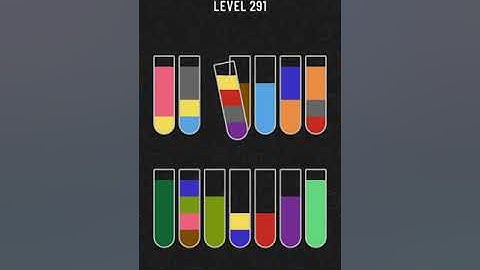 【Water Sort Puzzle】 Level 291
