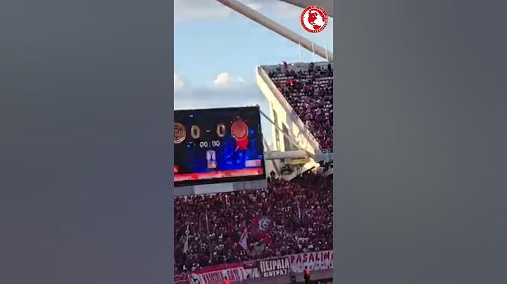 THE RED 🔴 SEA 🌊 in OAKA! Olympiacos fans are ready for the Greek Cup Final 🔥