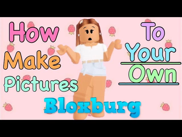 How to MAKE custom Roblox Decals for Bloxburg or Roville + decal codes  (Canva) 