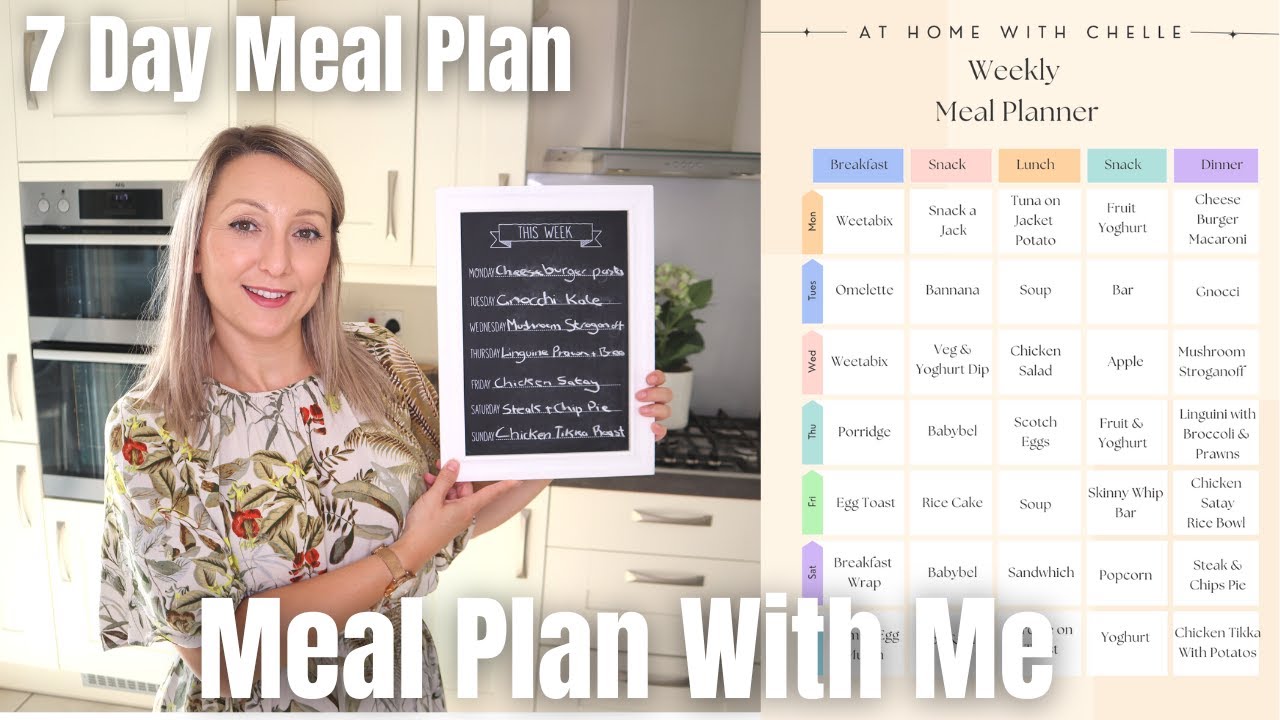 Meal Plan With Me – 7 Day Healthy Meal Plan – Slimming World Friendly ...