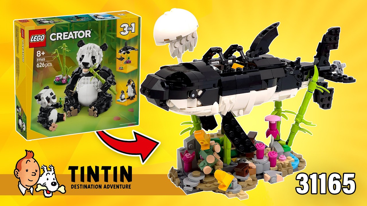 LEGO Creator Tintin's Shark Submarine MOC (31165)[519 pcs