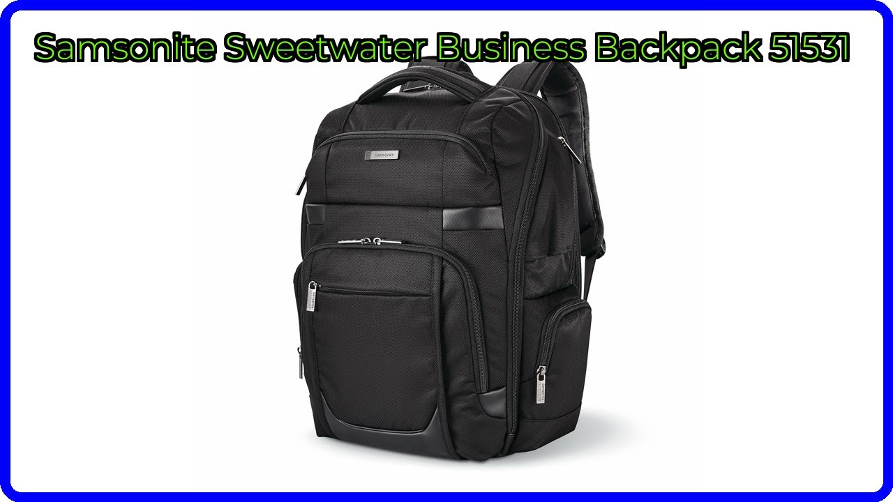 REVIEW (2026): Samsonite Sweetwater Business Backpack 51531 