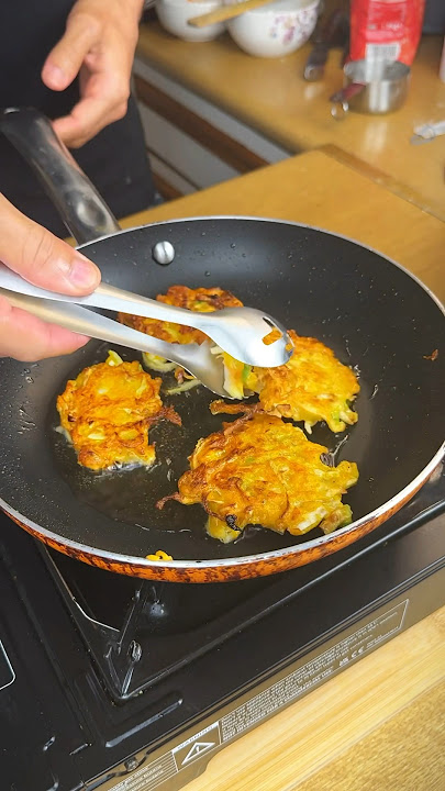 How to make Bala Bala or bakwan 🇮🇩 | Easy snack recipes | Indonesian Fritters #asmr