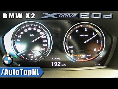 BMW X2 20d XDrive 0-192km/h ACCELERATION & LAUNCH CONTROL By AutoTopNL