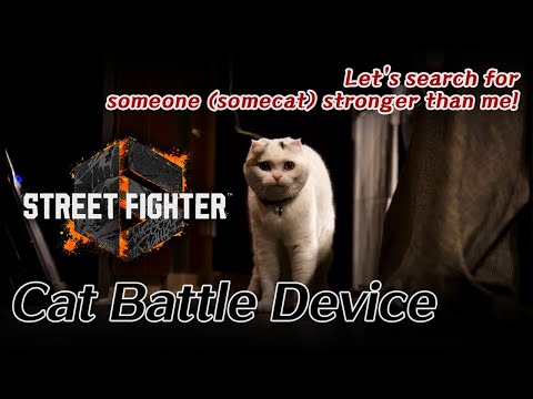 ?Let’s reach somecat? stronger than me?Street Fighter 6 Cat Battle Device