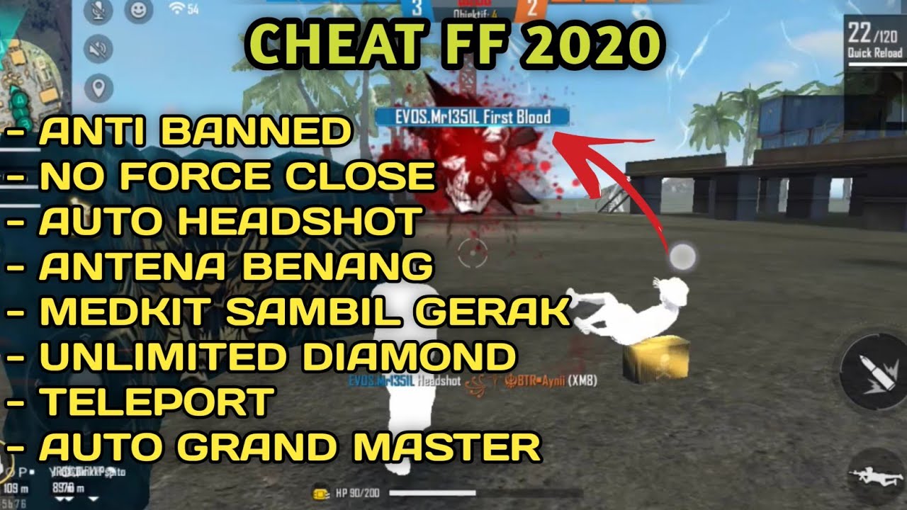 Cheat Auto Headshot Ff  Cheat mod menu ff auto headshot terbaru 2020