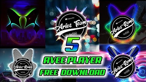 TOP 5  AVEE PLAYER TEMPLATE KEREN FREE DOWNLOAD - BY ARIES TEAM