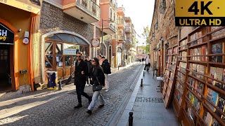 Çanakkale Merkez | Saat Kulesi | Fetvane ve Hamdibey Sokak | Walking Tour | 4K | 60fps | 2024 |