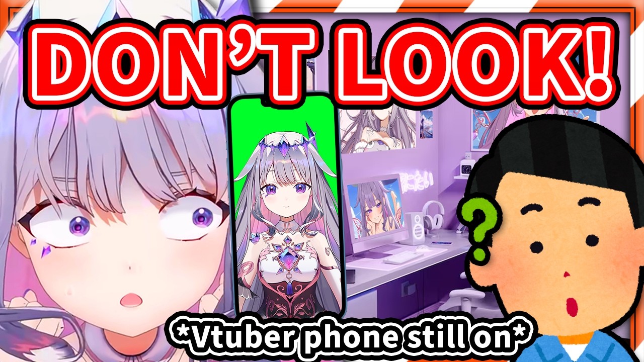 Biboo Forgot to Turn Off Her Vtubing Phone When Maintenance Came 【HololiveEN】