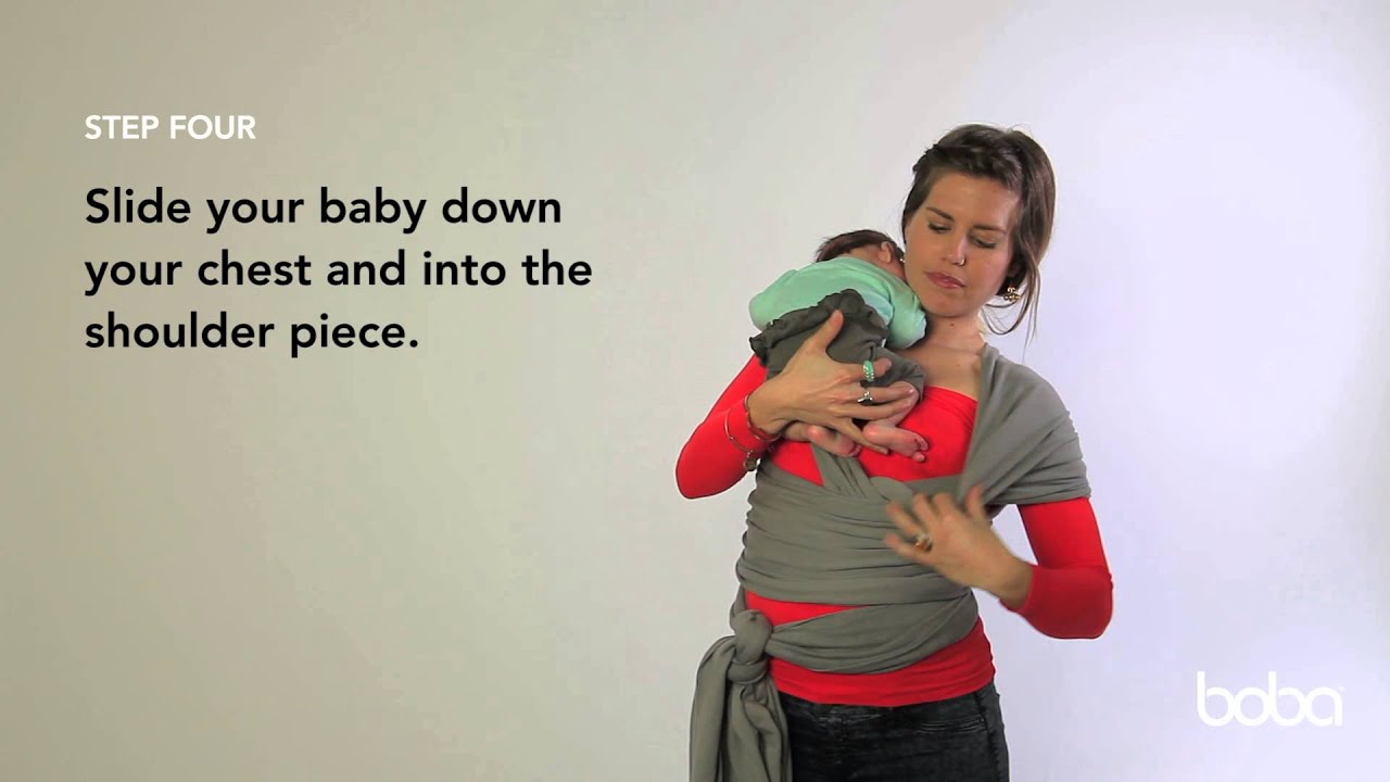 boba wrap cradle hold