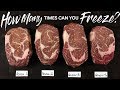 HOW MANY times can you FREEZE A STEAK?