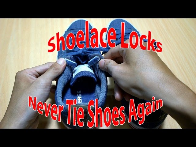 Shoelace Locks - Never Tie Your Shoes Again 