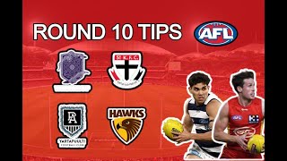 ROUND 10 AFL TIPS + PREDICTIONS,