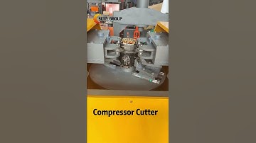 Dismantling Compressor Scrap for Recycling #compressorcutter #motordismantling