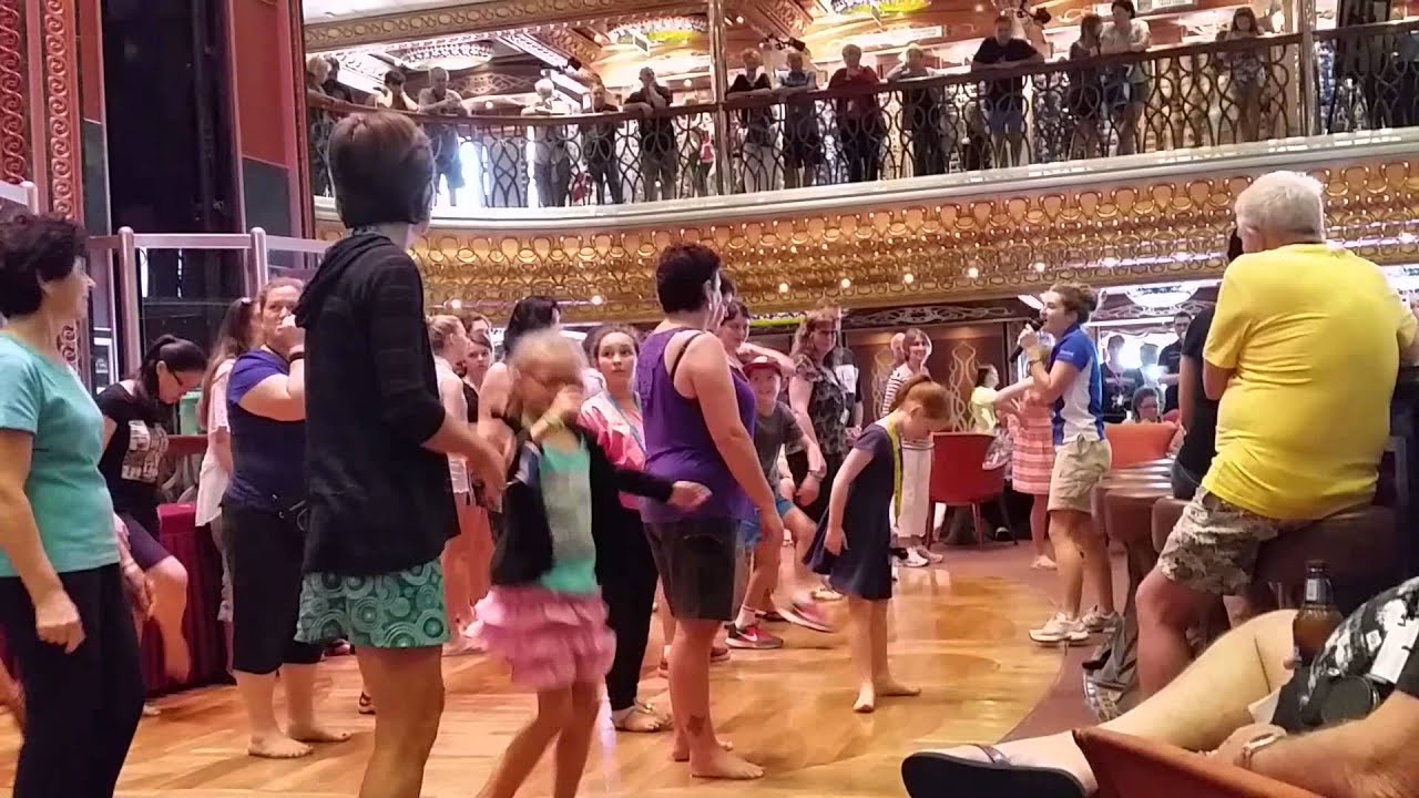 cruise ships dancing