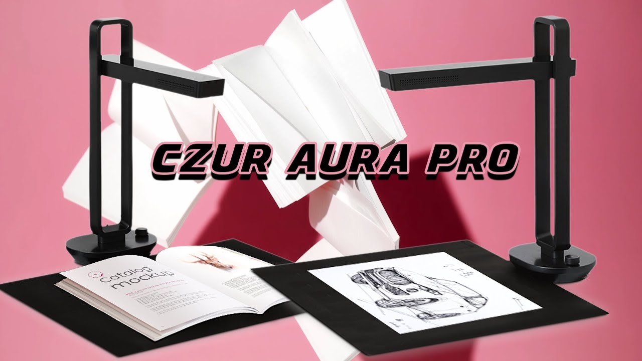 CZUR Aura Pro! Turn Your Old Books Into digital ones! - YouTube
