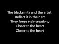 Rush-Closer To The Heart (Lyrics)