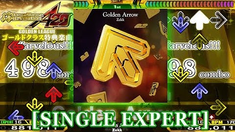 【DDR A20】 Golden Arrow [SINGLE EXPERT] 譜面確認＋クラップ