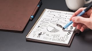 Wipebook REUSABLE NOTEBOOK - Dry Erase Notebook Available in Blank, Ruled  or Graph | Dry Erase Notepad Paper for Meeting, Business, Office, Home 