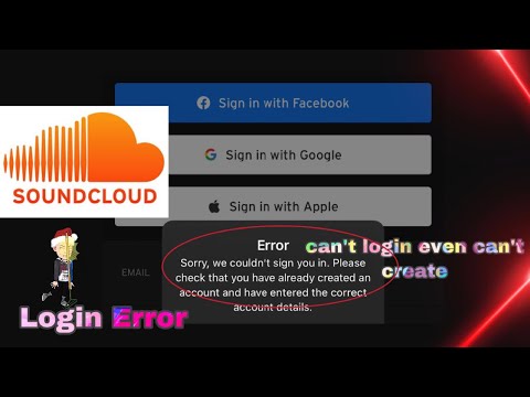 Soundcloud login failed || Soundcloud account frozen || login error- Server down JB